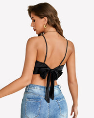 Silk Satin Camisole Y2k Tank Top