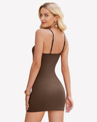 Slip Adjustable Spaghetti Strap Mini Dress