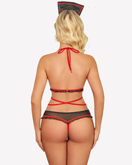 Naughty Roleplay Bodysuit Nurse Costume