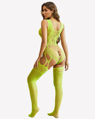 Fishnet Bodysuit Mesh Body Stockings