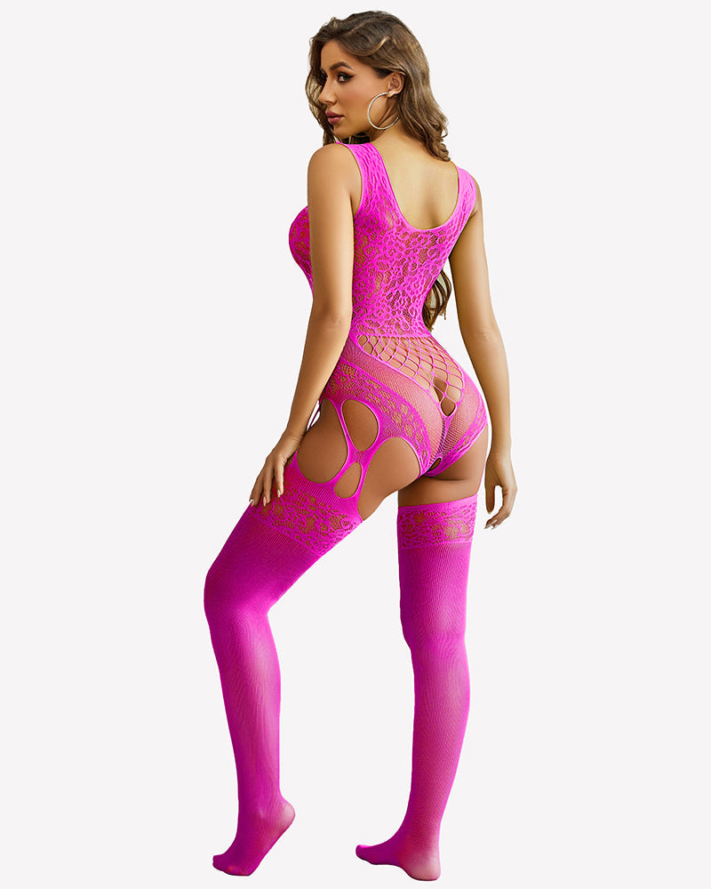 Fishnet Bodysuit Mesh Body Stockings