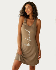 Print Chemise Racerback Night Dress