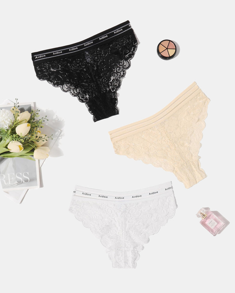 FLace Panties Hipster Underwear Briefs Panty Set