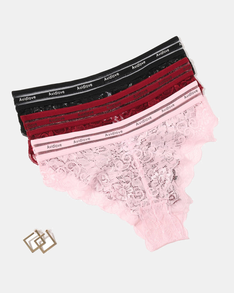 FLace Panties Hipster Underwear Briefs Panty Set
