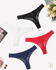 Lace Thongs Low Waist Cheeky Panties