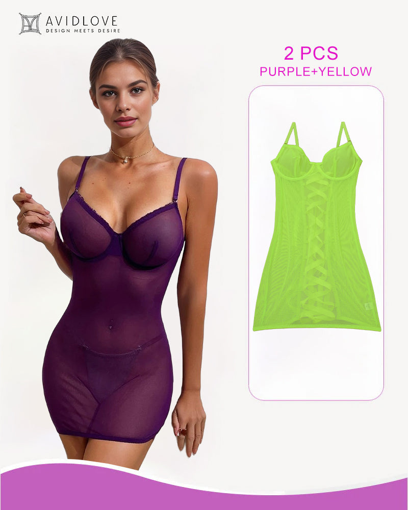 Backless Strappy Lace Up Mini Dress