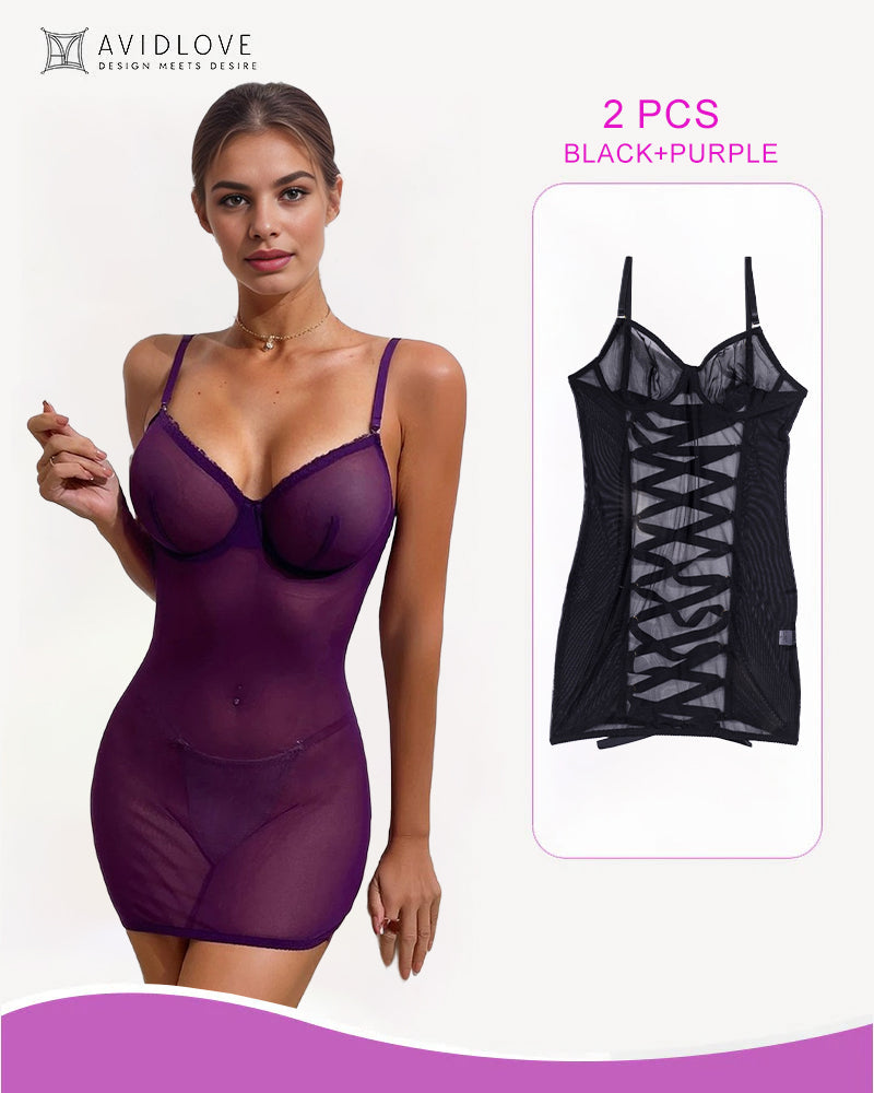 Backless Strappy Lace Up Mini Dress