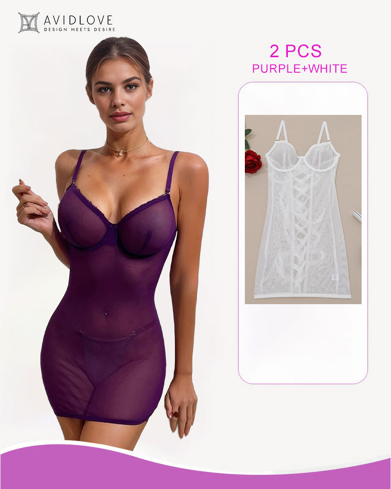 Backless Strappy Lace Up Mini Dress