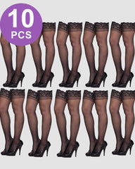 Rhinestone Knee Stockings