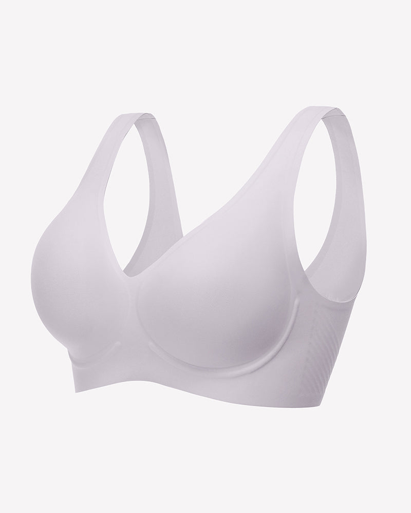 Seamless Bralette Full Coverage V Neck Bras