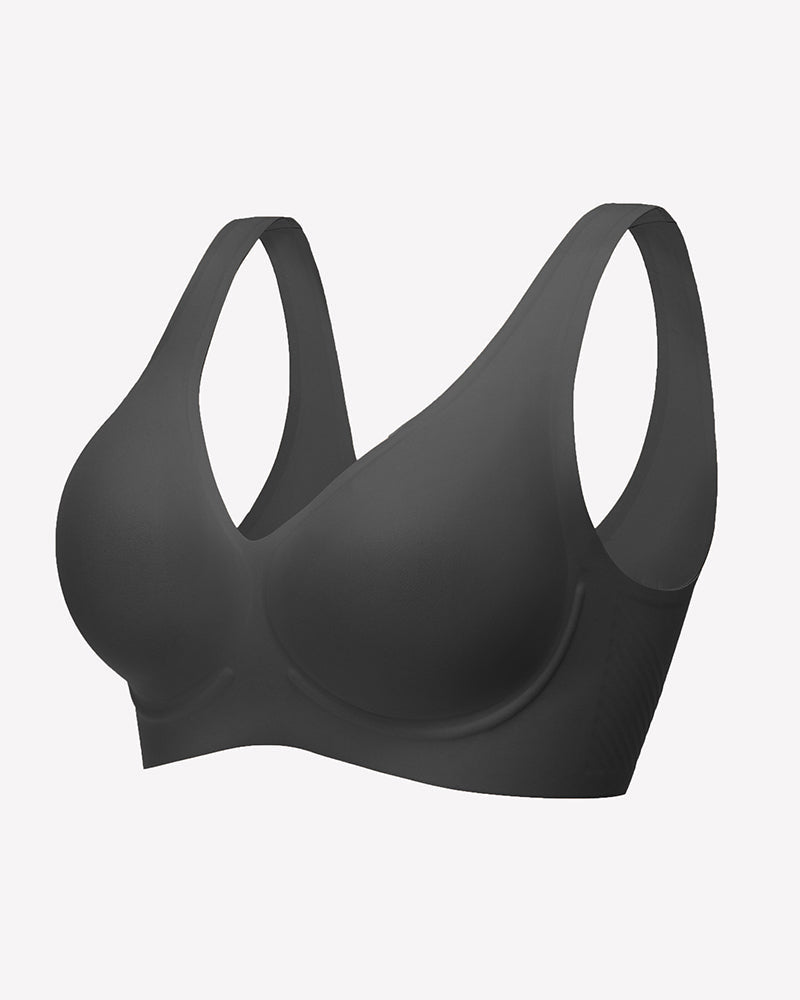 Seamless Bralette Full Coverage V Neck Bras