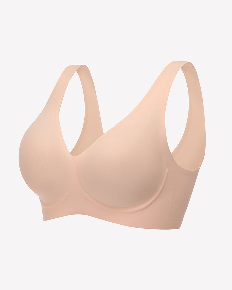 Seamless Bralette Full Coverage V Neck Bras