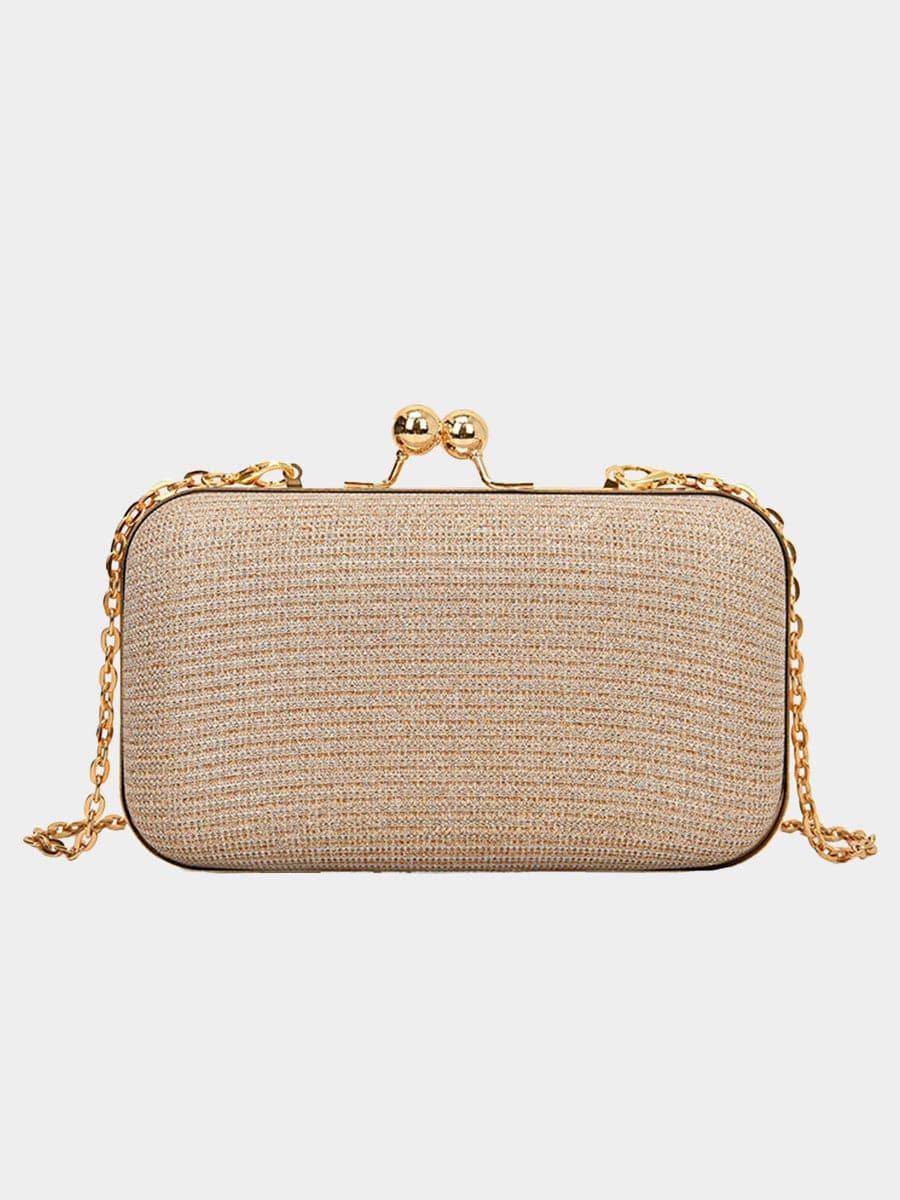 Glitter Chain Box Evening Clutch Bag MNBF094