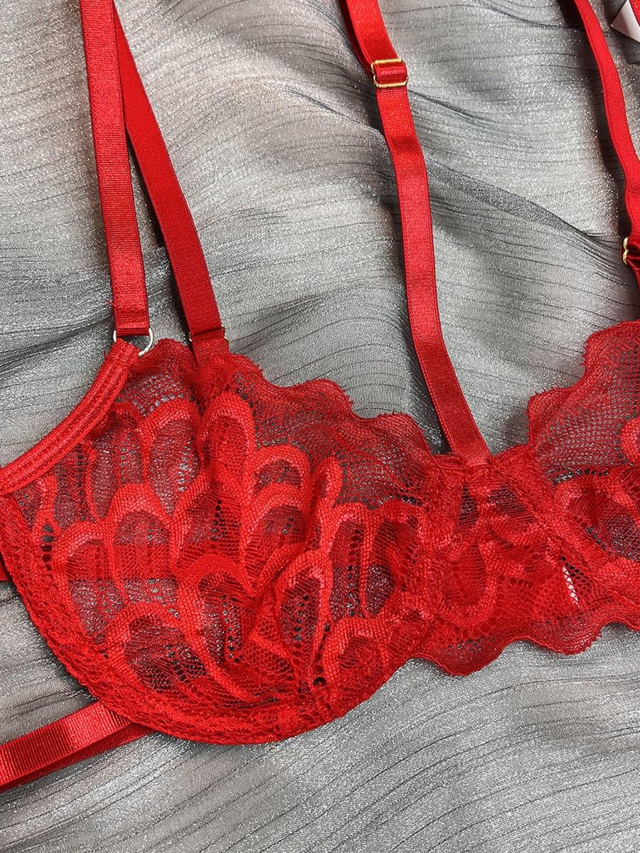Halter Butterfly Lingerie Set