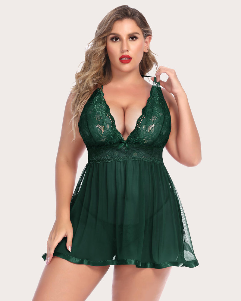 Plus Size Babydoll Lingerie