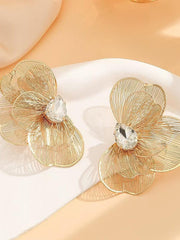 Butterfly Fishtail Metal Multi-layer Female Earrings