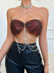 Rhinestone Stylish Net