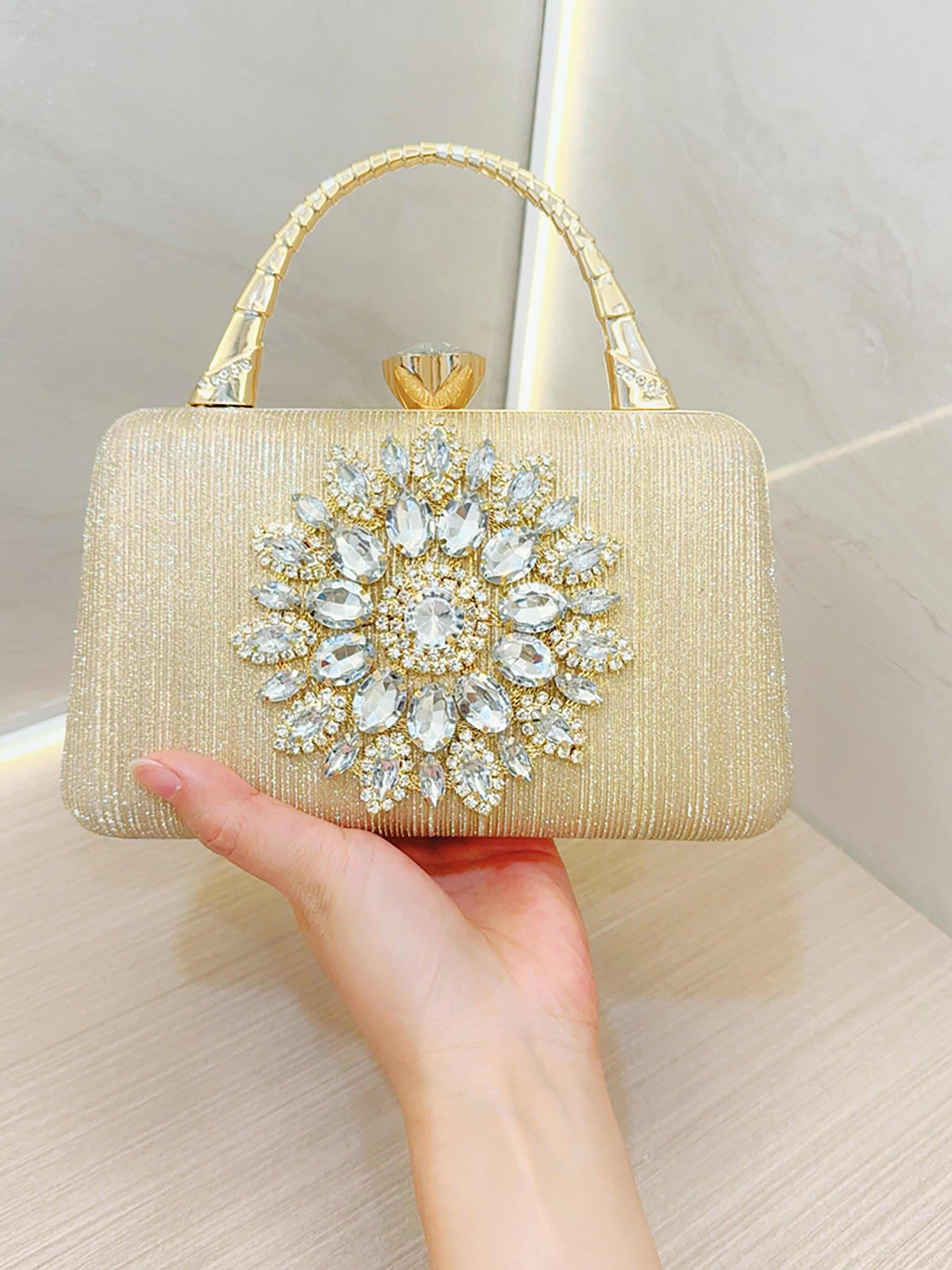 Rhinestone Banquet Clutch Bags MNBF039