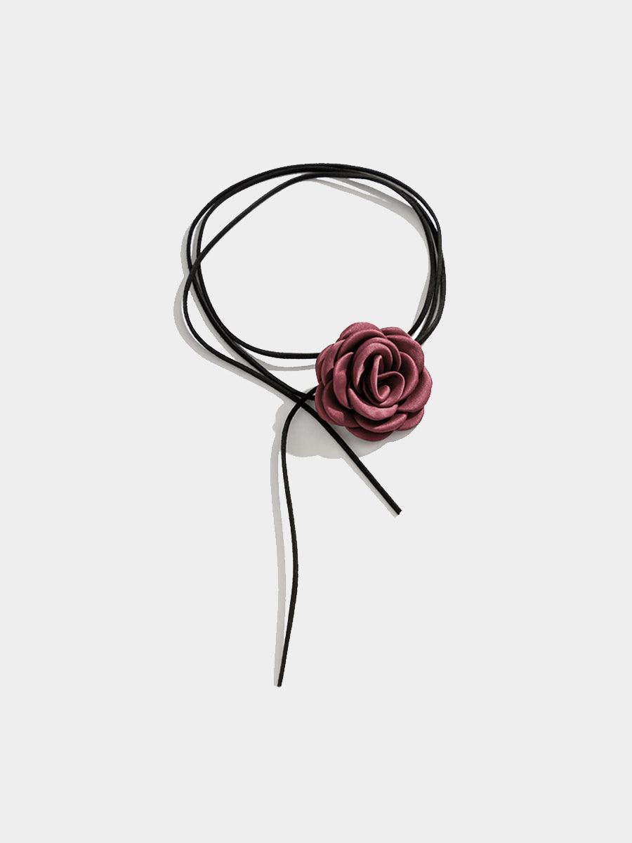 Sweet Free Knotted Camellia Necklace