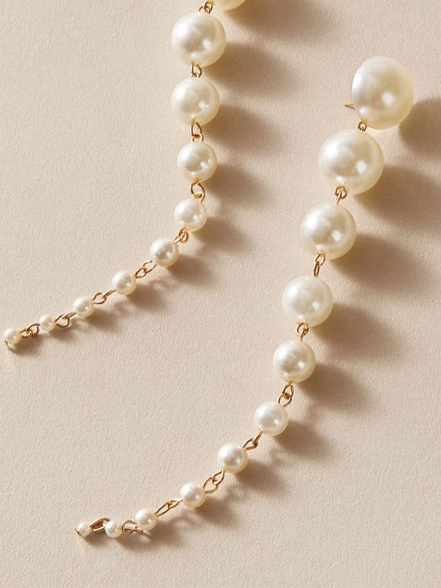 Pearl Tassel Earrings