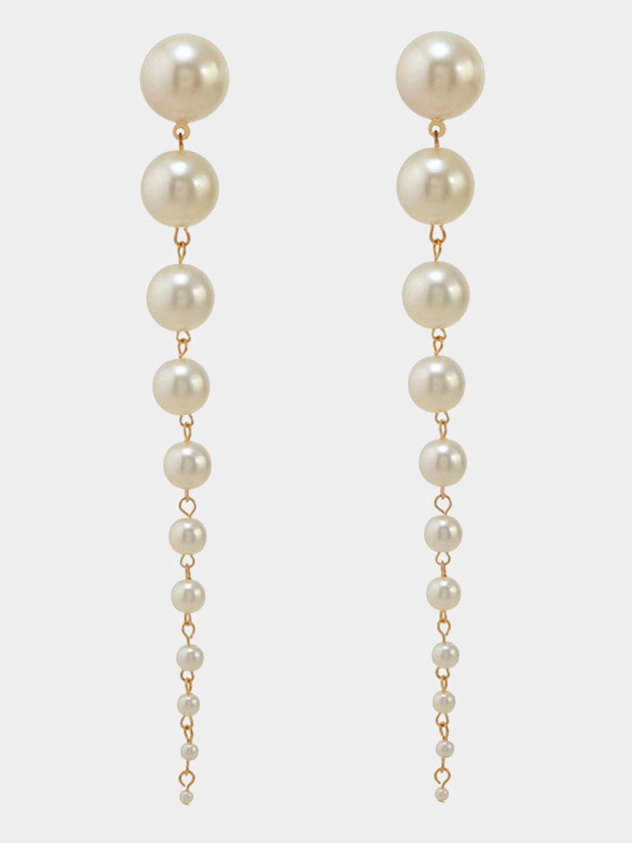 Pearl Tassel Earrings
