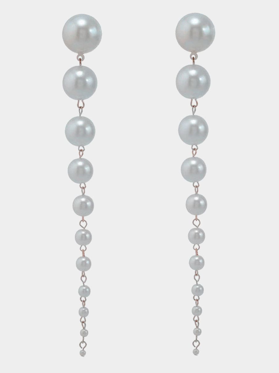 Pearl Tassel Earrings
