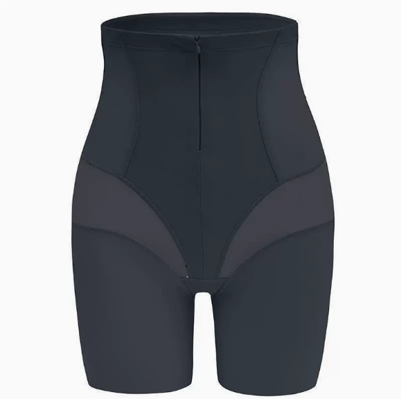 Steel-Boned Tummy-Shaping Seamless Mid-Length Shaping Pants