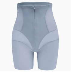 Steel-Boned Tummy-Shaping Seamless Mid-Length Shaping Pants