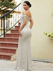 Formal Off The Shoulder Ruched Prom Dress