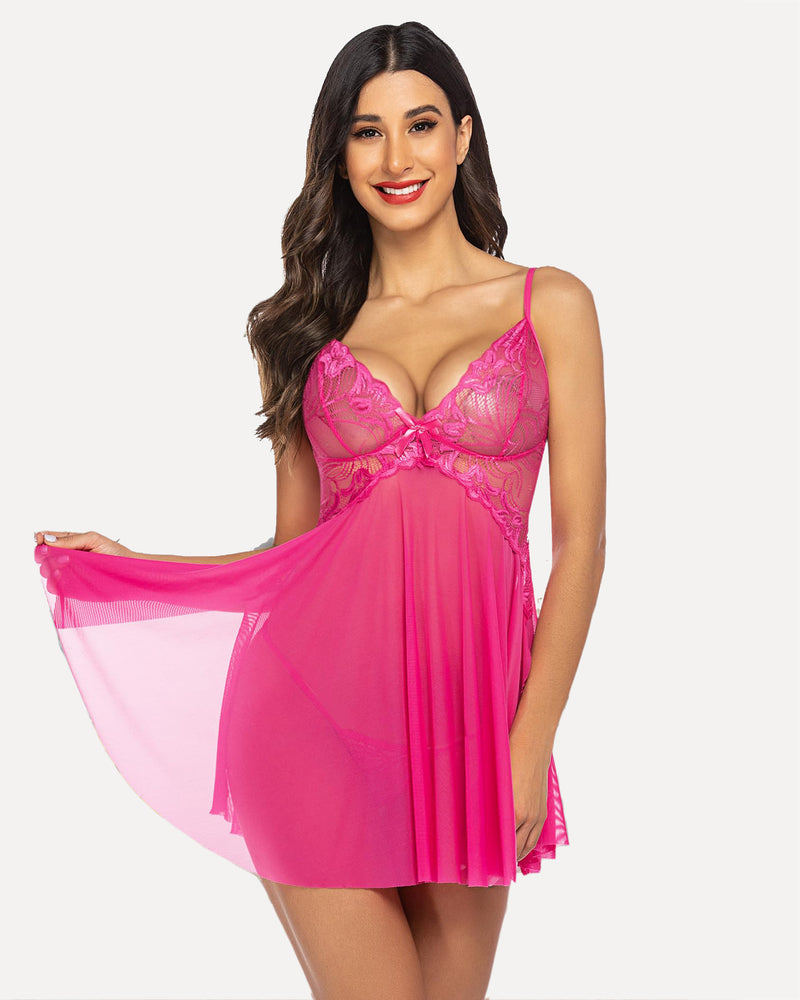 Plus Size Lace Lingerie Babydolls