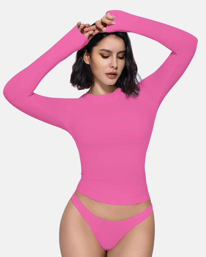 Double Lined Basic Y2K Top with Underwear