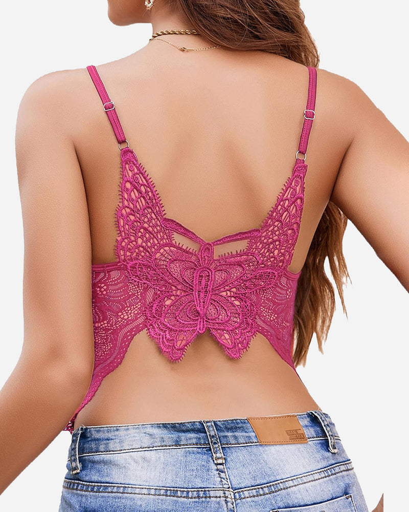 Lace Spaghetti Strap Tank Top