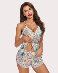 Easter Egg Print Pajamas Sets