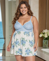 Plus Size FComfy Lace Babydolls