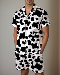 Men Women Satin Pajama Set