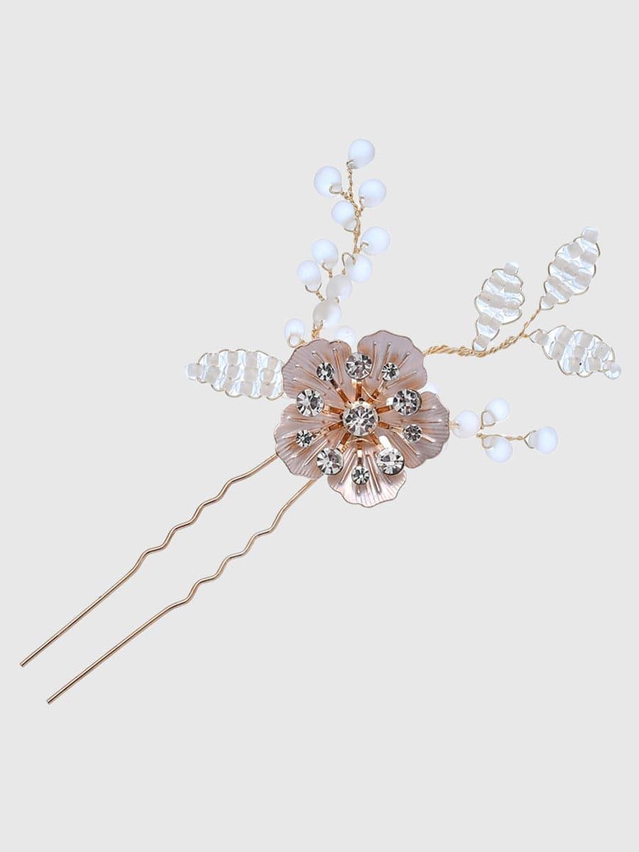 Inlay Stone Wedding Headband Flower Headpieces