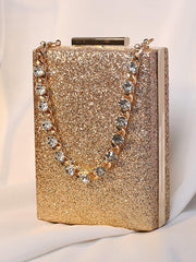 Shiny Inlay Stone Chain Party Wedding Clutch Bags MNBF066