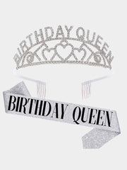 Inlay Stone Birthday Queen Baldric Headpieces