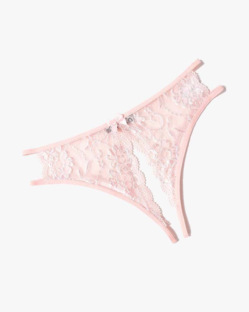 Lace Panties FLace Briefs with Bow