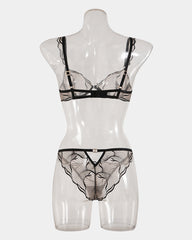 Ruffle Shoulder Strap Bra