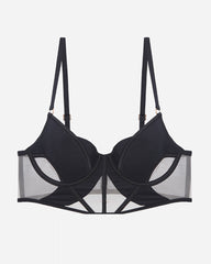 Push Up Mesh Hollow Bra