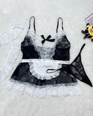 Lace Patchwork Maid Set