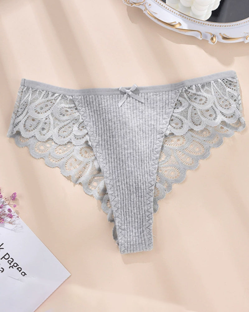 Plus Size Lace Hipster Brief Panty