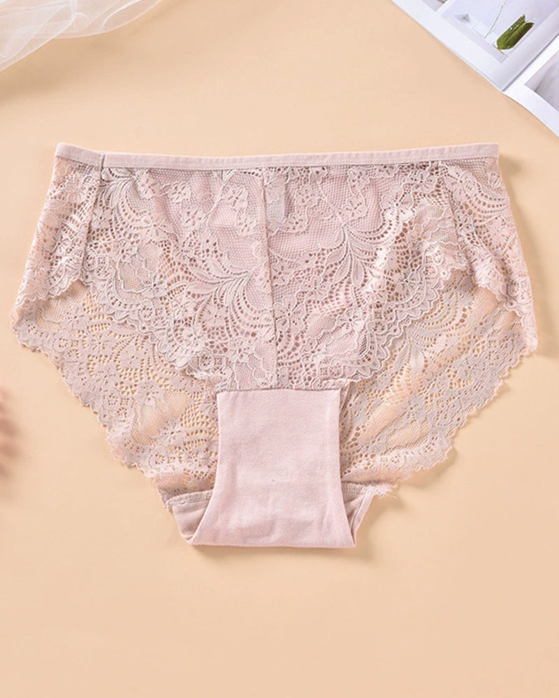 Plus Size Women's Lace Panties