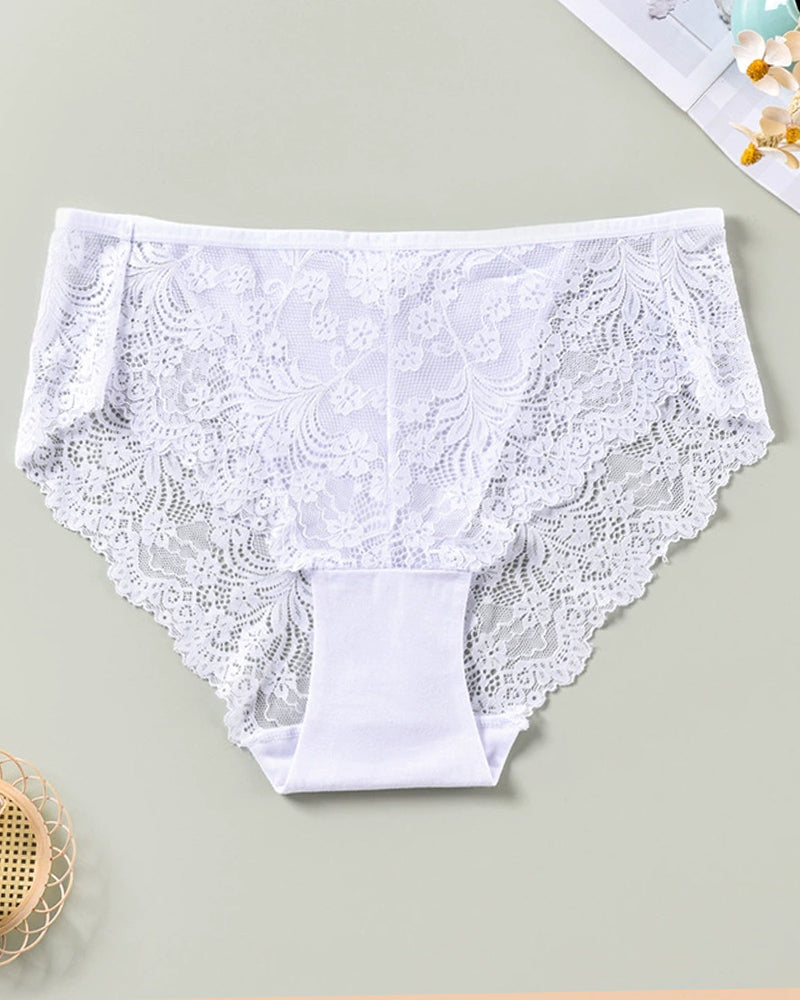 Plus Size Women's Lace Panties