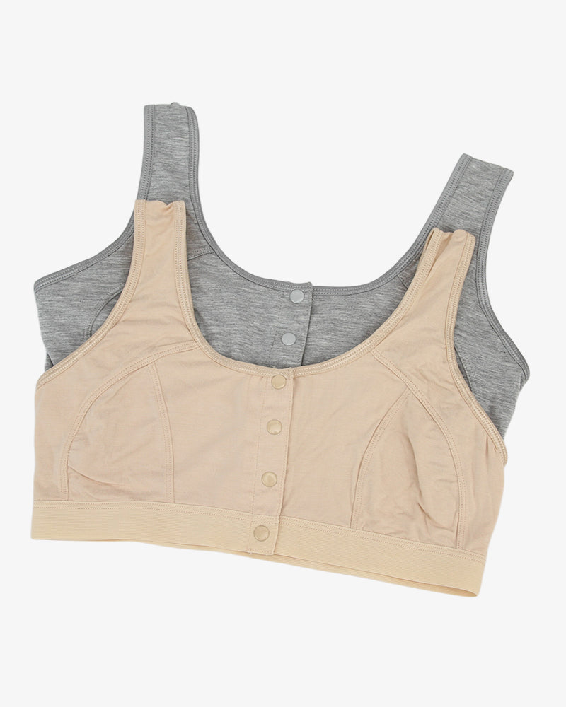 Front Clasp Non-Wired Bra
