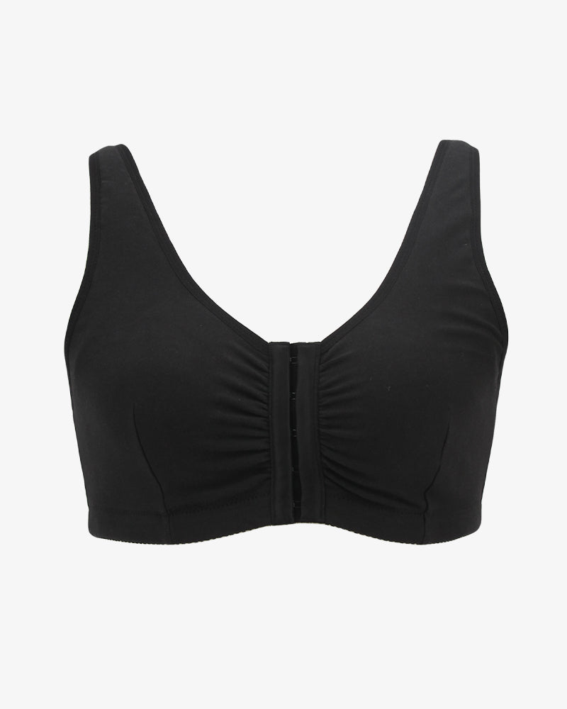 Front Clasp Non-Wired Breathable Bra