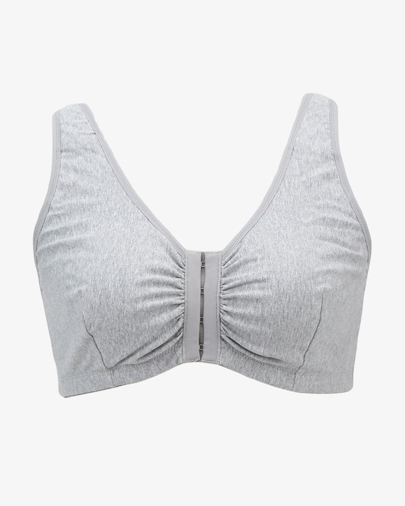 Front Clasp Non-Wired Breathable Bra