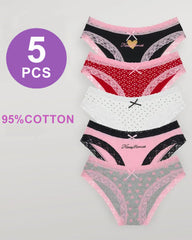 Lace print low waist Panties