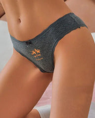 Lace print low waist Panties